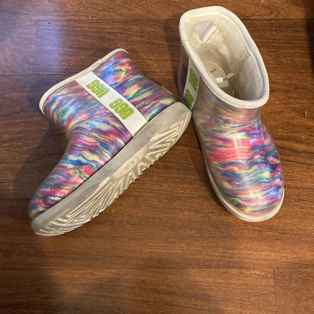 UGG Multicolor Kids Rain Boots